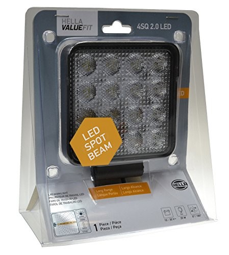 357106012 ValueFit 4 Square 2.0 LED Long Range Worklight, Multi