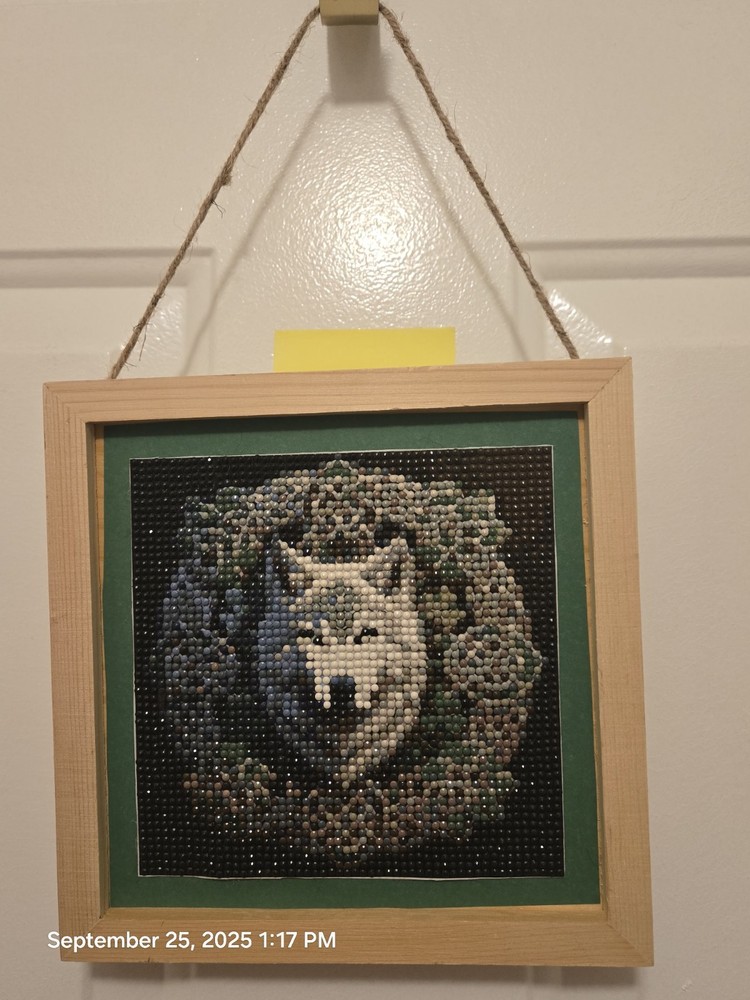 Handmade Celtic Wolf Hanging
