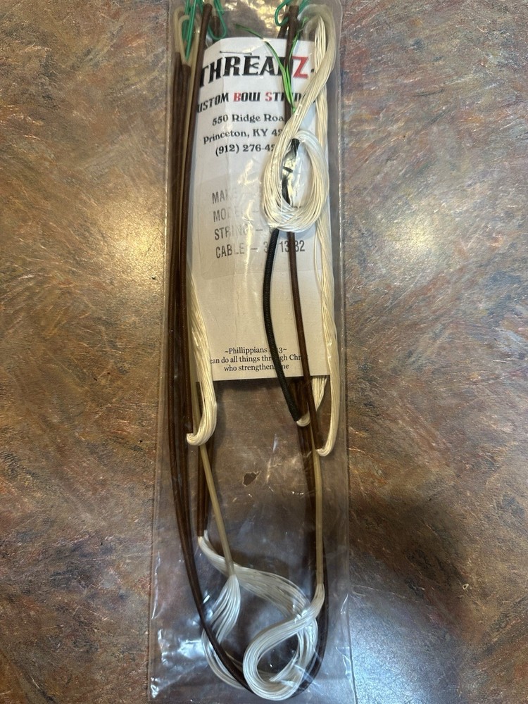 Threadz Custom Bowstring Bowtech Solution String 61” Cable 37 13/32