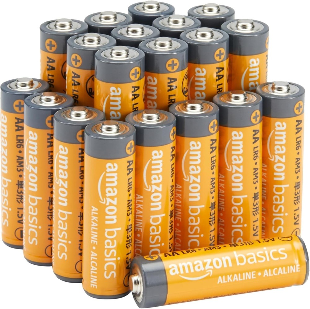 Amazon Basics 20 Pack AA High Performance Alkaline Batteries 10Year Shelf Life