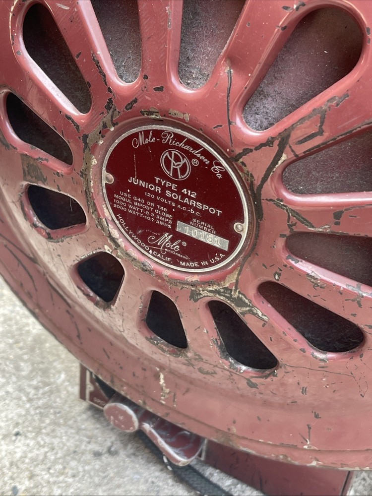 mole richardson Junior Solarspot Type 412