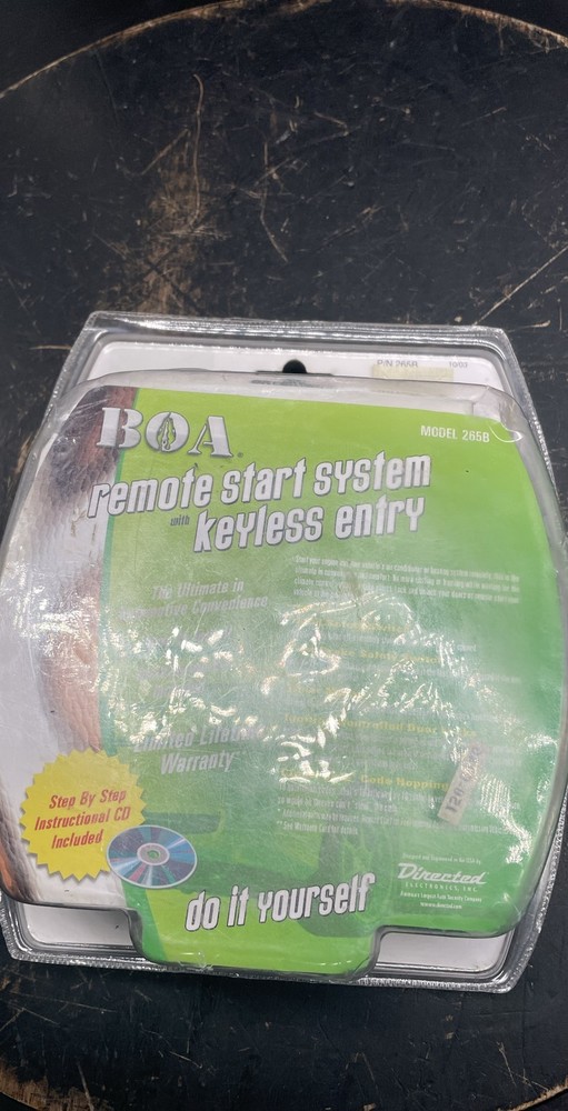 Boa 265B Remote Start System Keyless Entry Car Alarm Module Unit