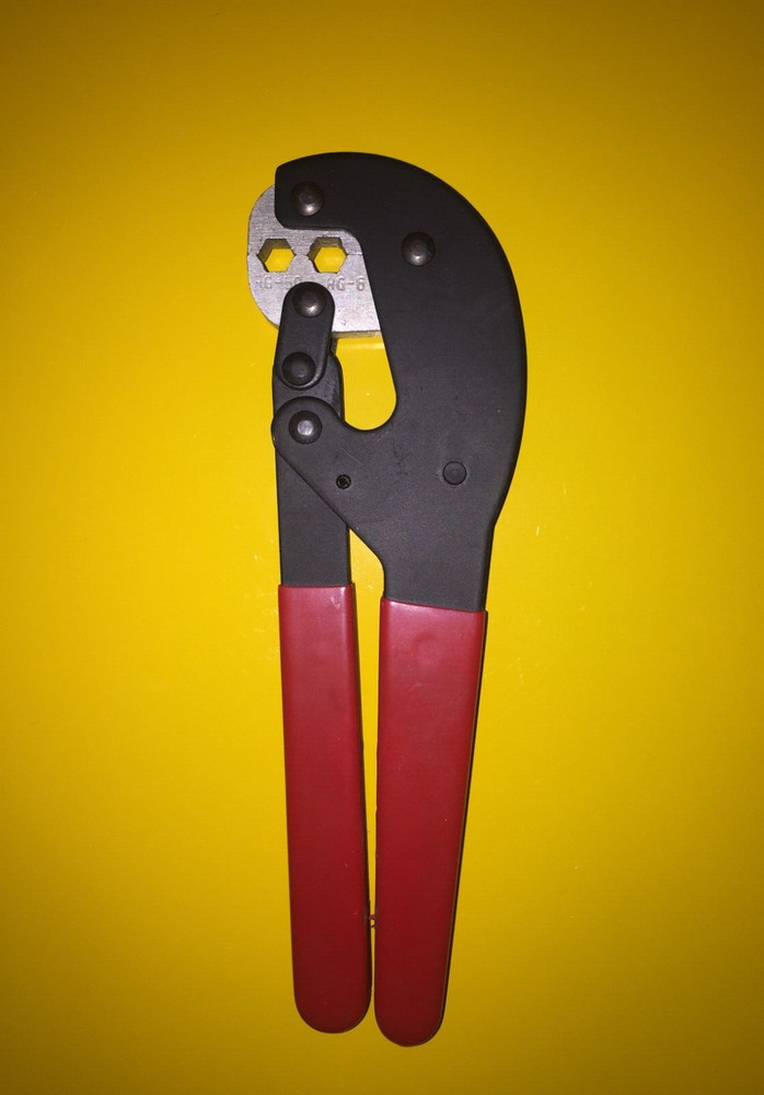 Cable Heavy Gage Wire Connector Crimping Tool for Hex