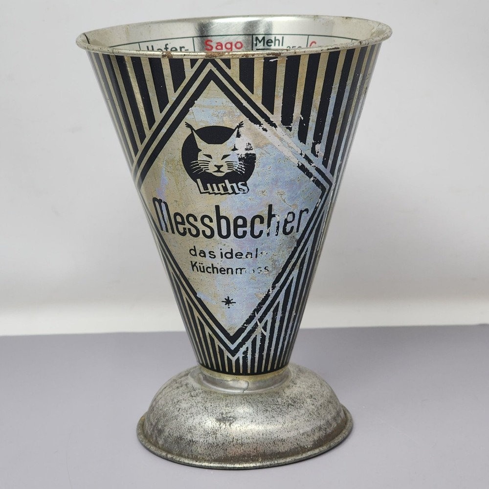 Vintage MCM Luchs Messbecher German Measuring Cup/Cone Barware