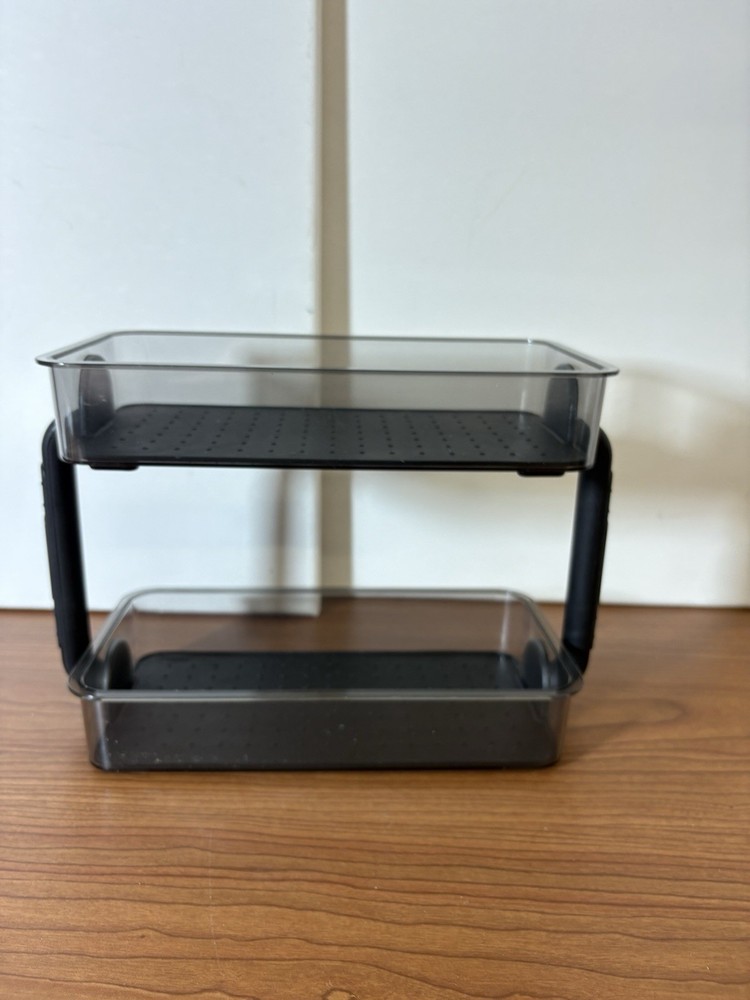 Madesmart Black Plastic Desk Organizer