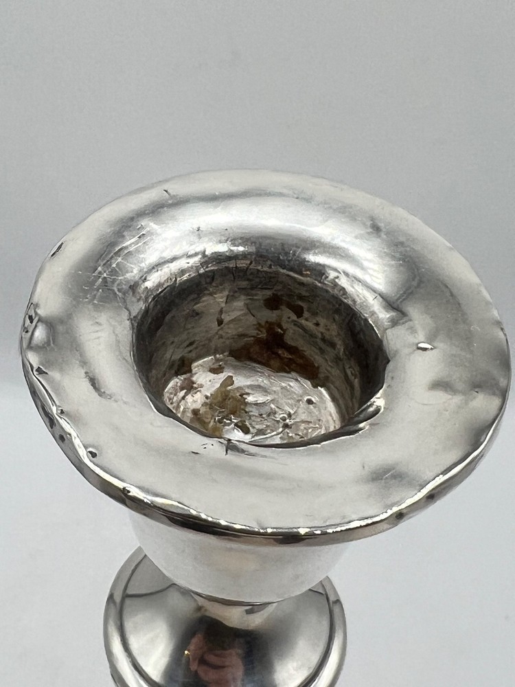 Columbia sterling silver candlestick weighted