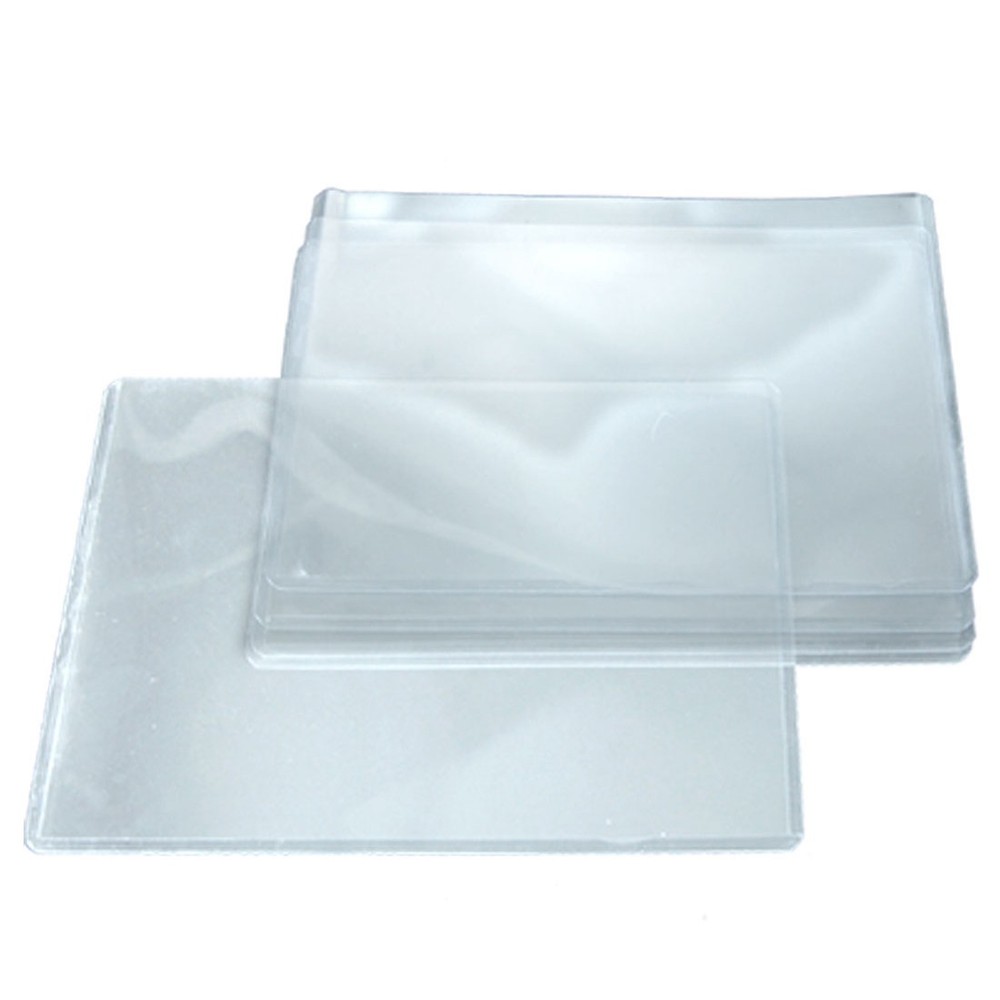 5 Pcs Clear Plastic A5 Document File Cards Holder Case