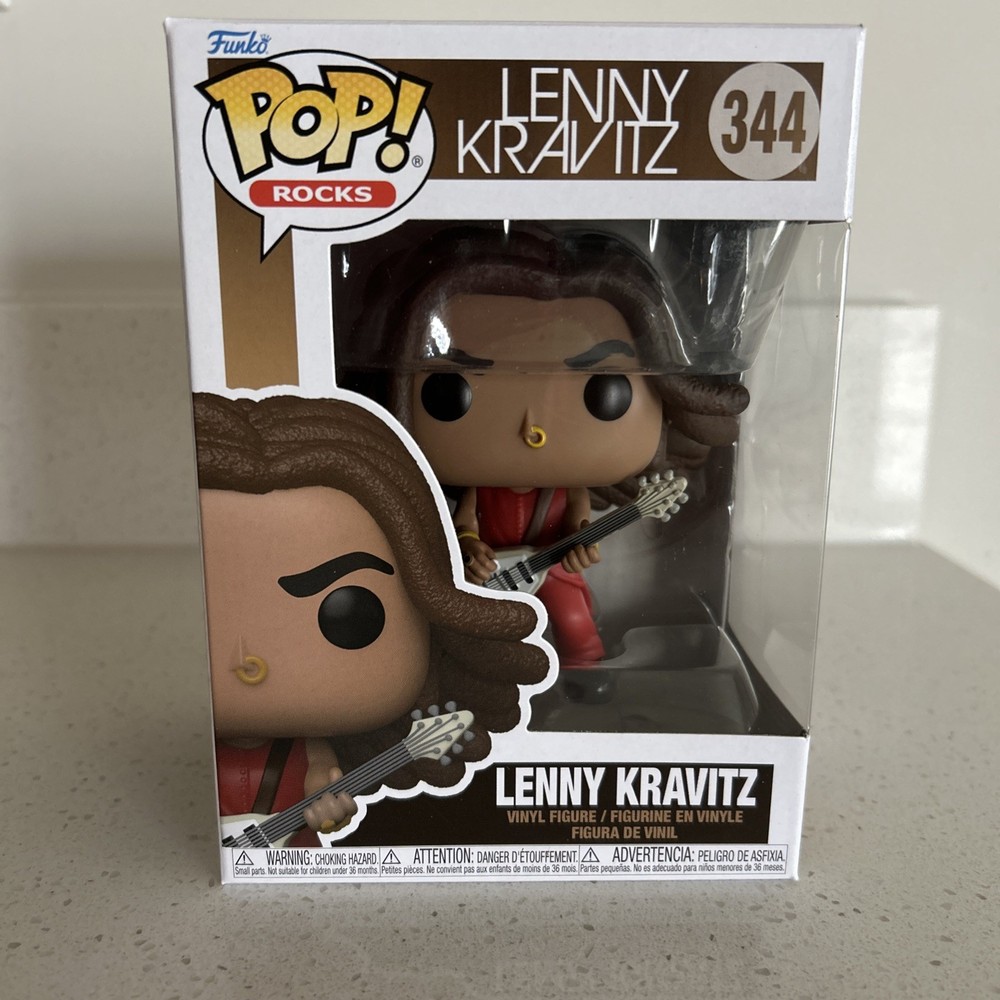 Funko Pop! Rocks  Lenny Kravitz #344 New w/Protector
