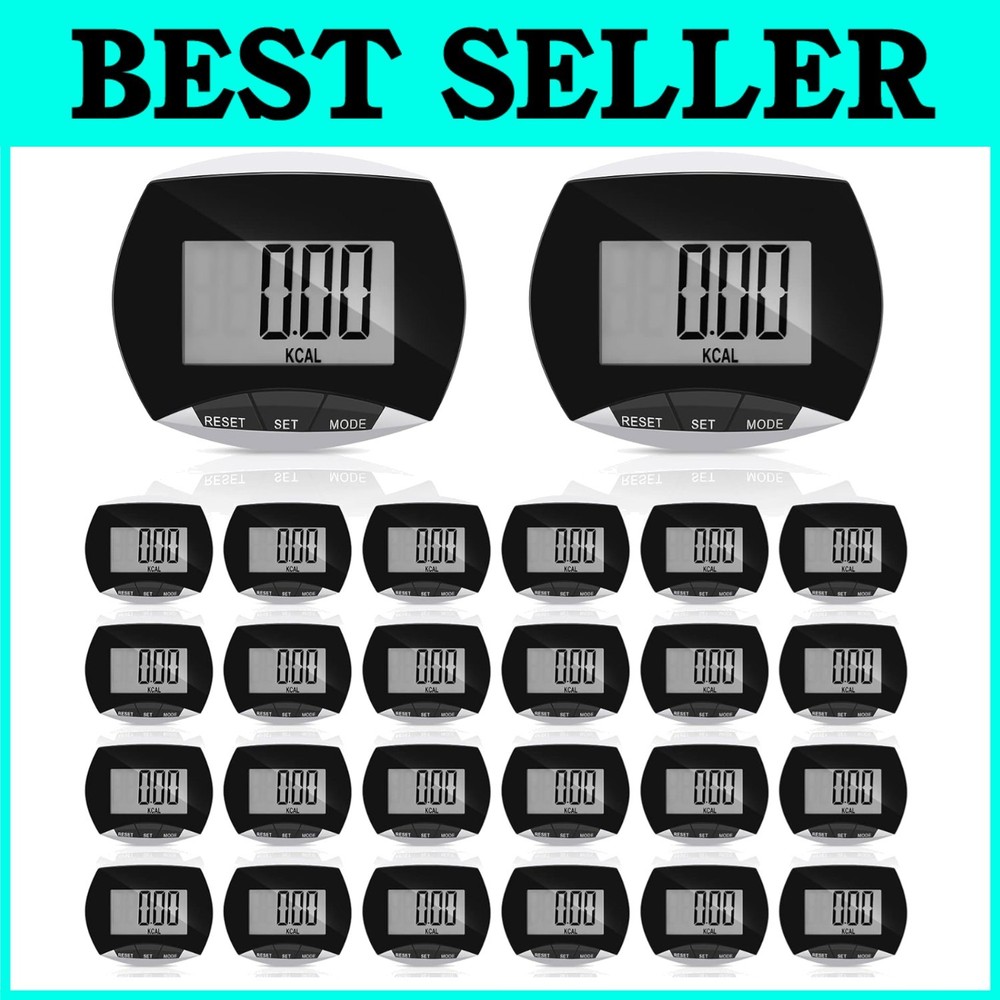 Portable Pedometer with Large LCD Screen