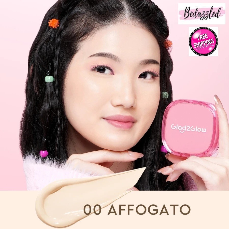 Glad2Glow Perfect Cover Cushion Foundation Full Coverage-FREE 1 REFILL