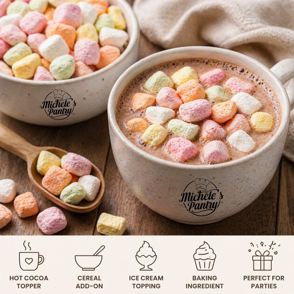 Kraft Mini Dehydrated Marshmallows Assorted Colors Cereal Marshmallows 7oz