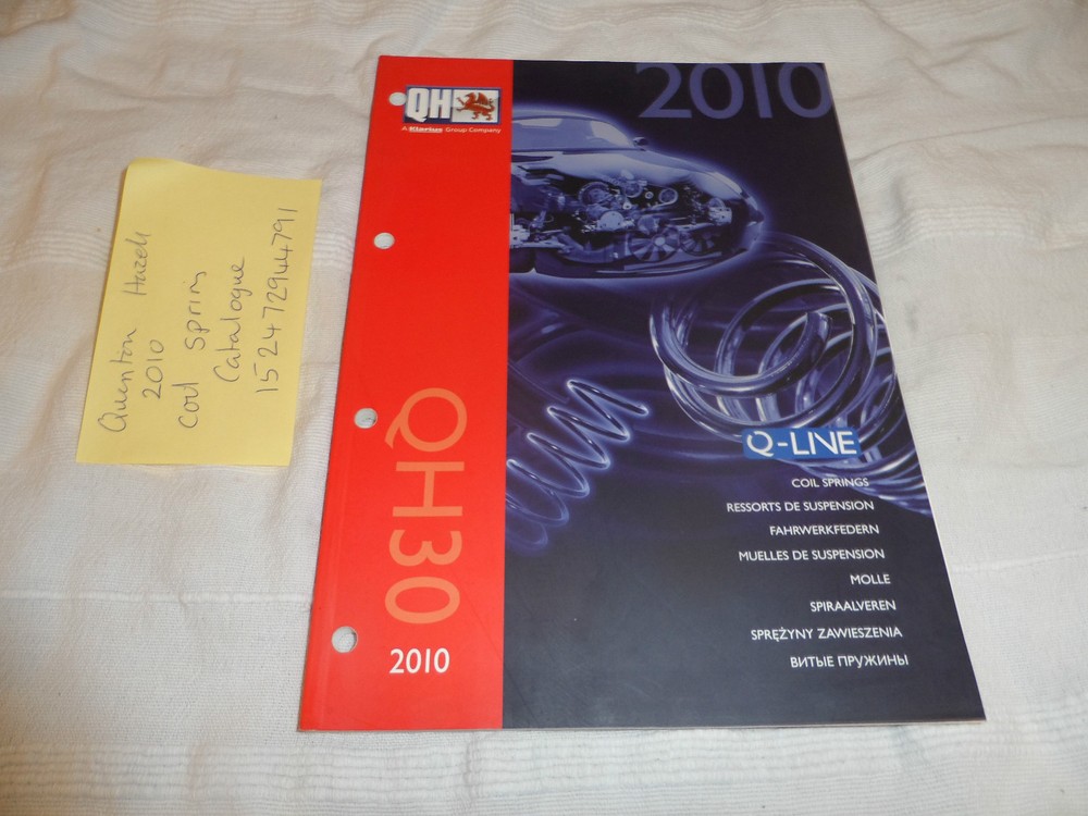 QUINTON HAELL COIL SPRING CATALOGUE USED