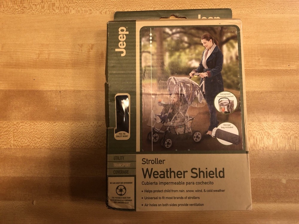 Jeep Stroller Weather Shield  In The Package