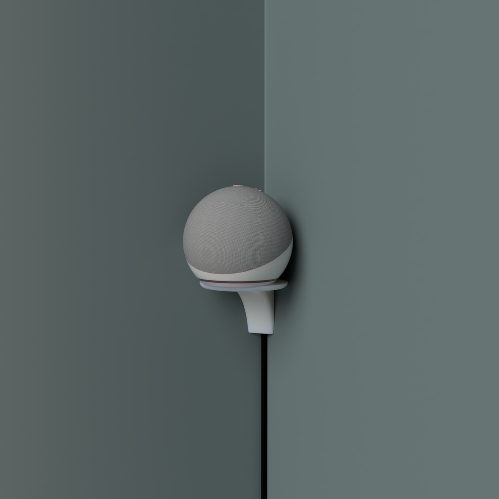 Corner Wall Mount For Amazon Alexa Echo Spot Generation Space Saving Holder