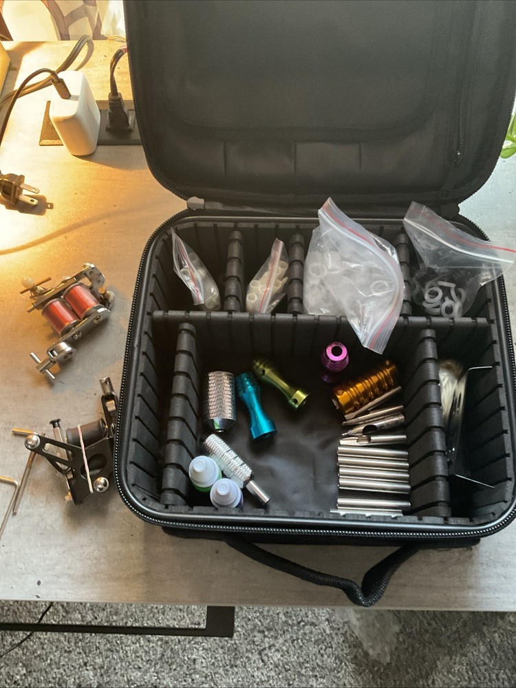 Tattoo Supply Starter Kit, Unbranded.With Case.