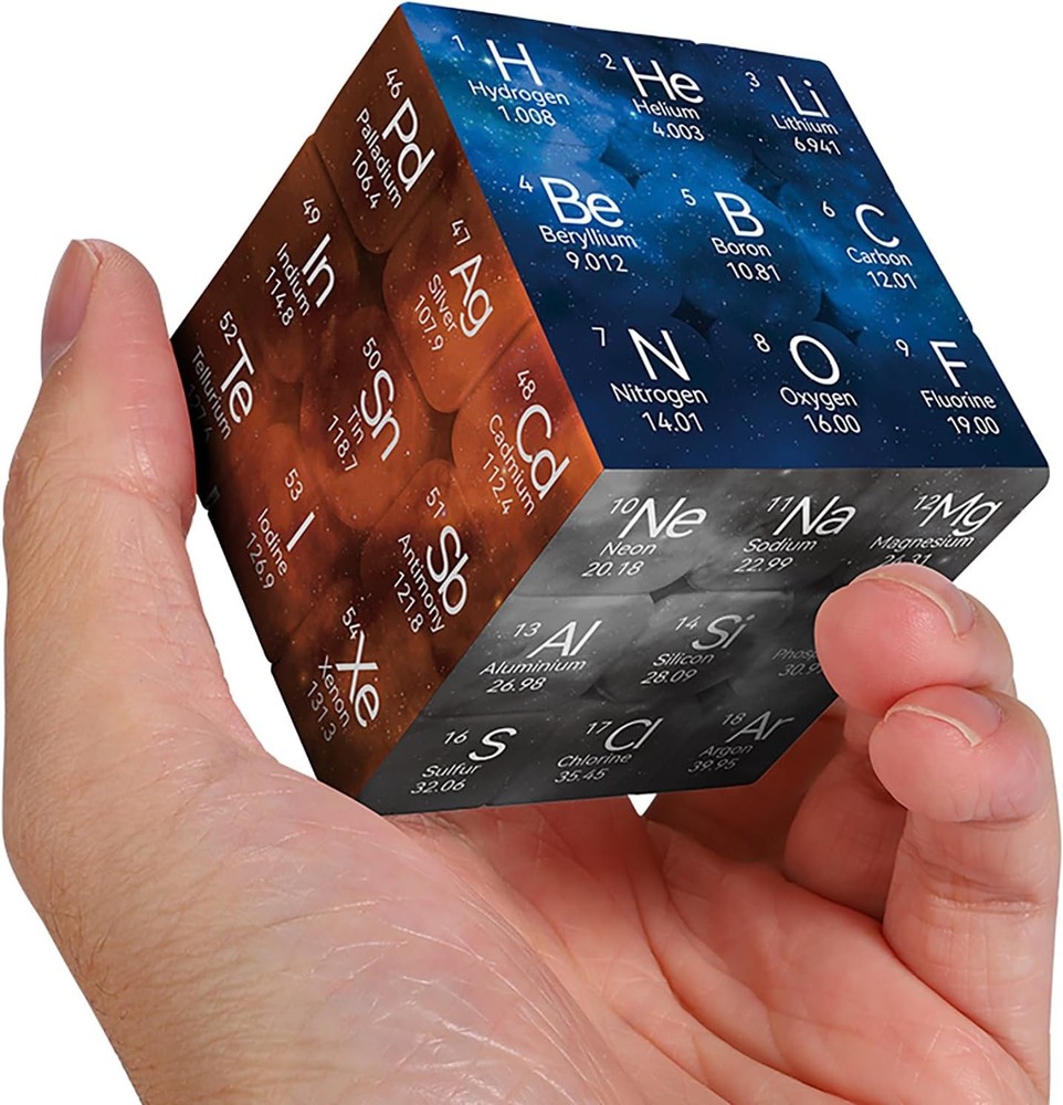 Periodic Table 3x3 Speed Cube, UV Printing Element Cube Magic Cube...