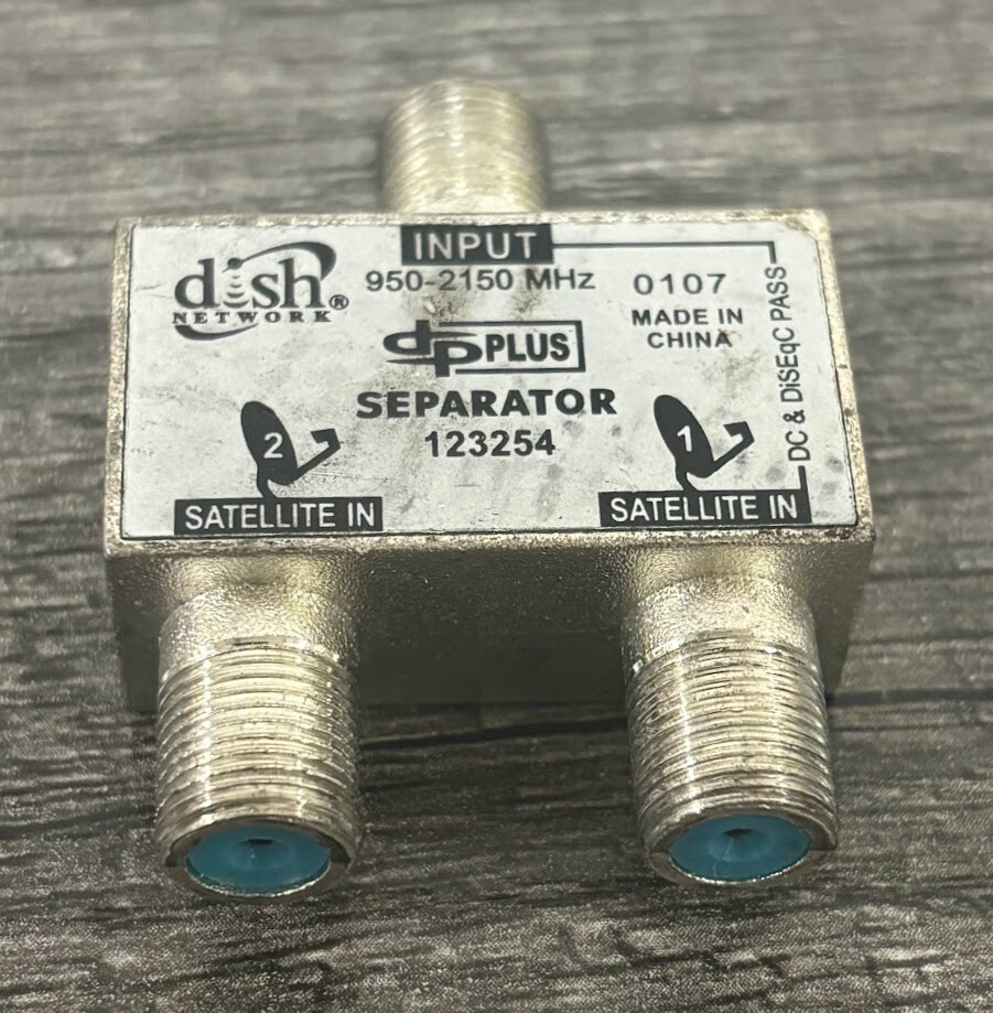 DISH NETWORK 123254 SEPARATOR  DUAL TUNERS