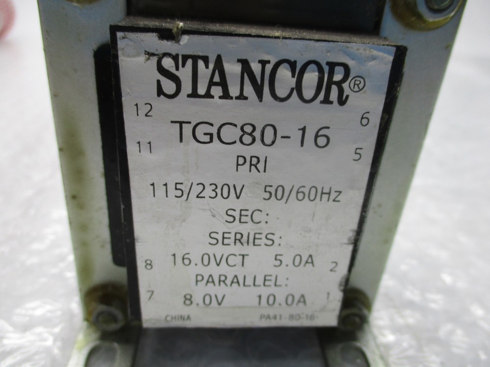 STANCOR TGC80-16 TRANSFORMER NSNP