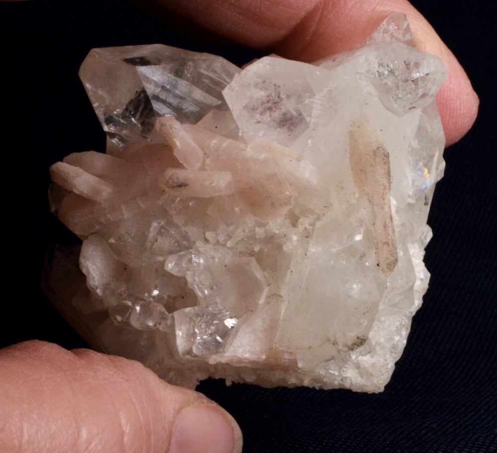 #7193 Apophyllite & Stilbite - India
