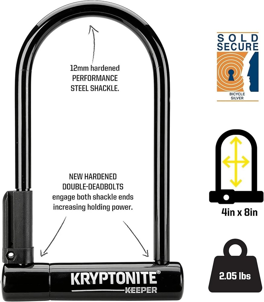 Combination U-Lock for Secure Bike Storage