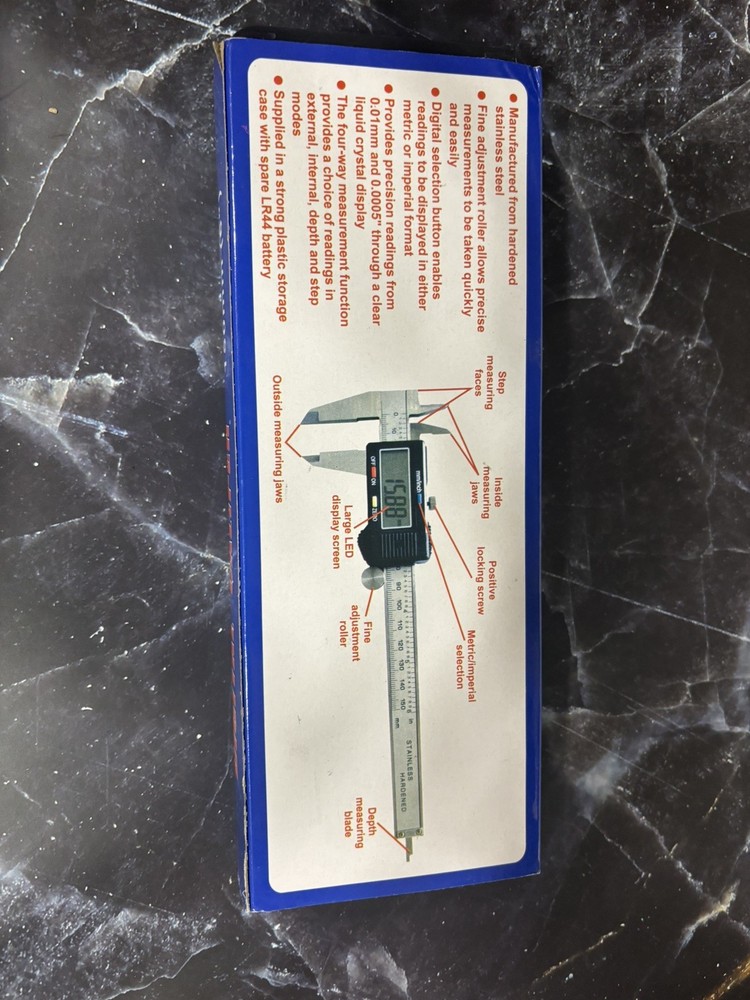 6" Electronic Digtial Caliper With Case