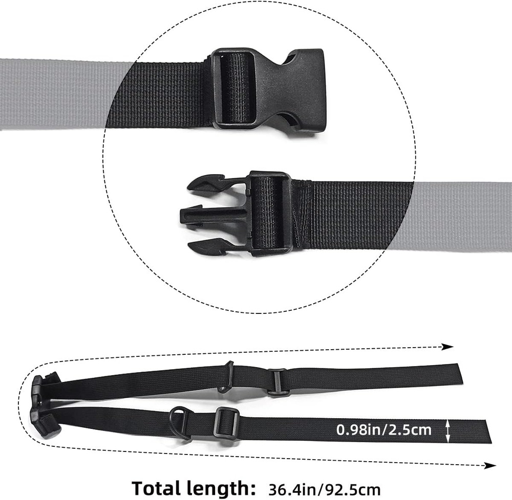 2 Pieces Backpack Chest Strap Adjustable Chest Harness Backpack Accessory Strap