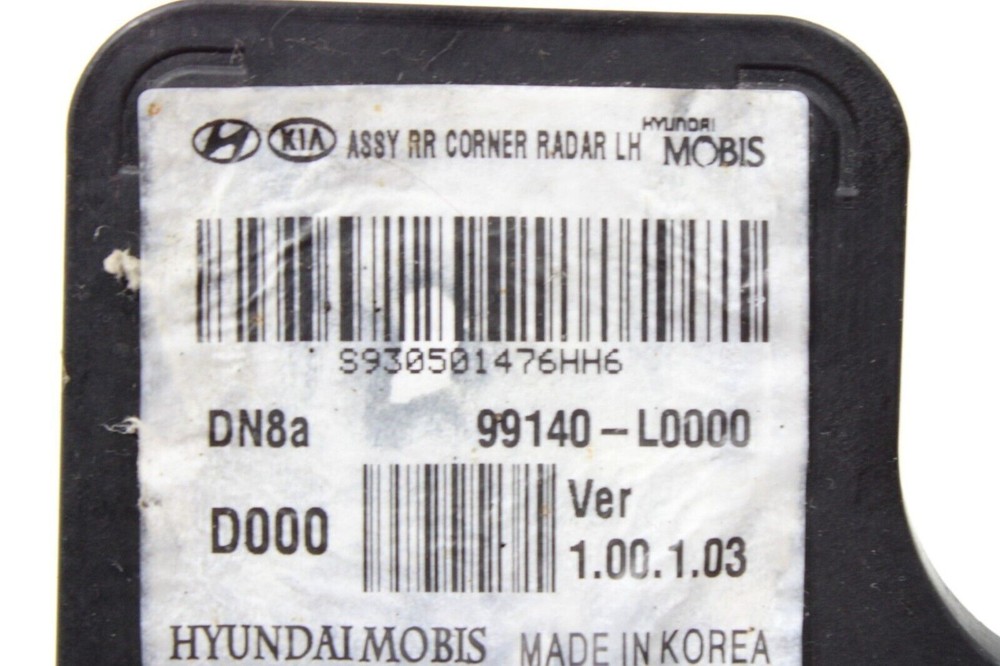 2020 HYUNDAI SONATA REAR LEFT BLIND SPOT RADAR SENSOR MODULE UNIT BRACKET OEM