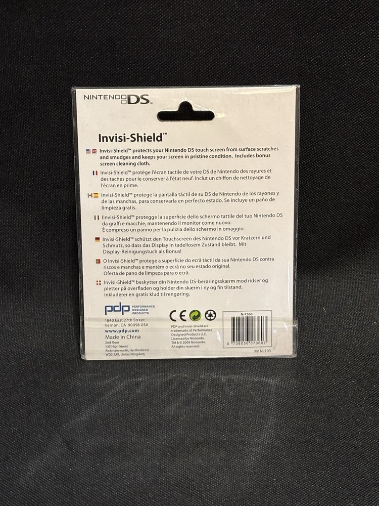 PDP Nintendo DS InvisiShield Screen Protector