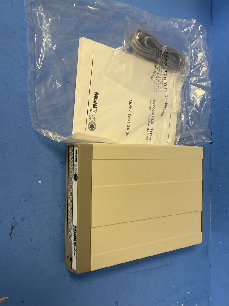 MultiTech MT2834BA MultiModem Data/Fax Modem 33.6KBPS INTELLIGENT MODEM