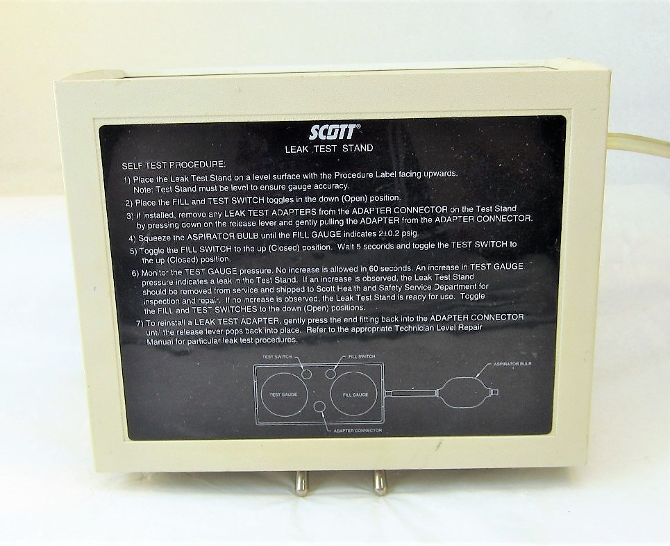 SCOTT 805570-01 Pak-alert Leak Tester