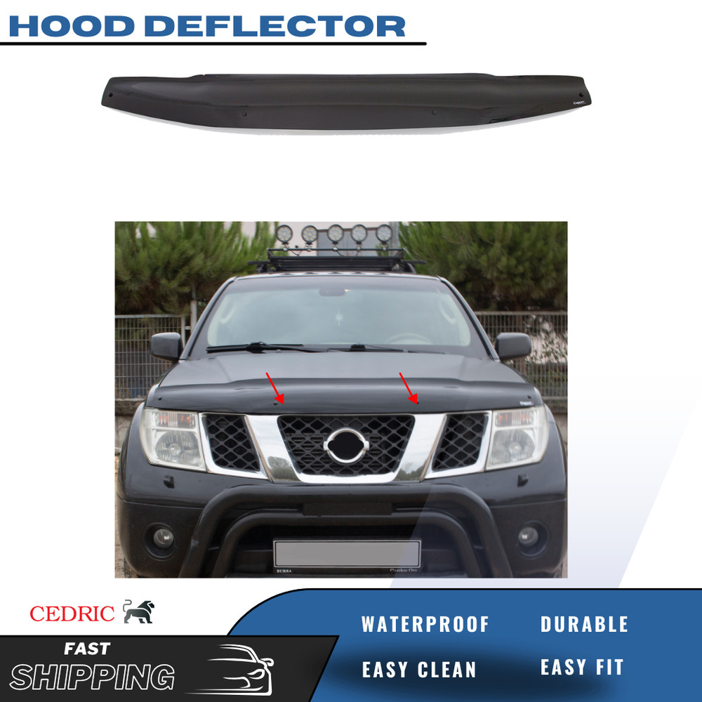 Hood Deflector Guard Front Bug Shield Compatible for Nissan Pathfinder 2005-2012