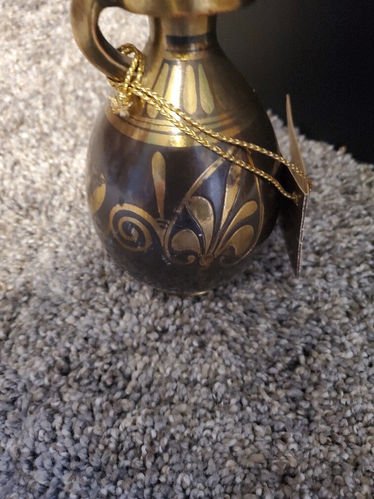 Knossos Bronze Coated Small Vase