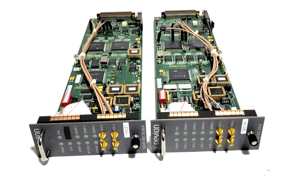 NEVION 9345 DEMUX / MUX ASI ENCODER DECODER BOARD FROM VPG6200 USED.