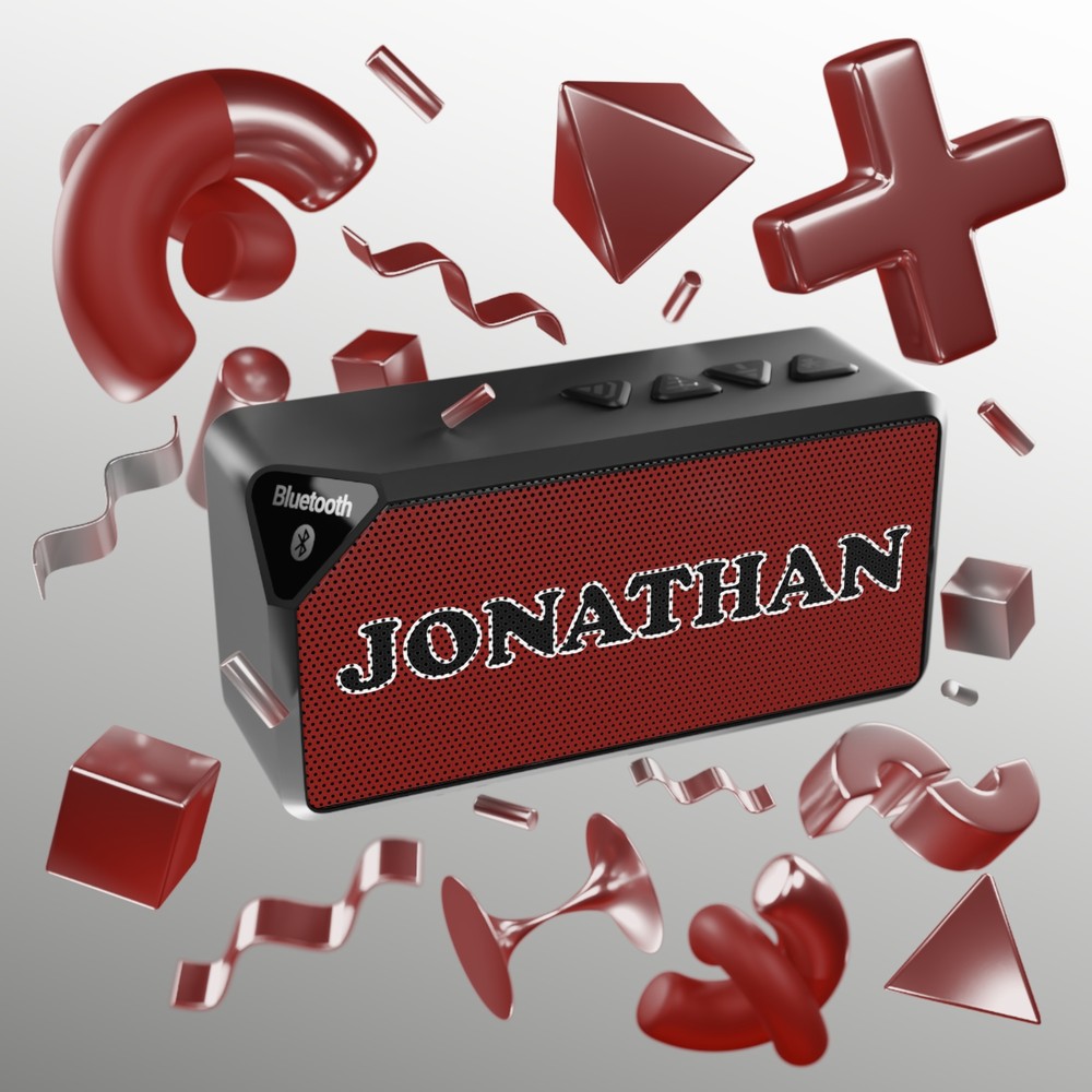 Bluetooth Speaker, Personalized Name, Custom Sound System, Gift for Music Lover,