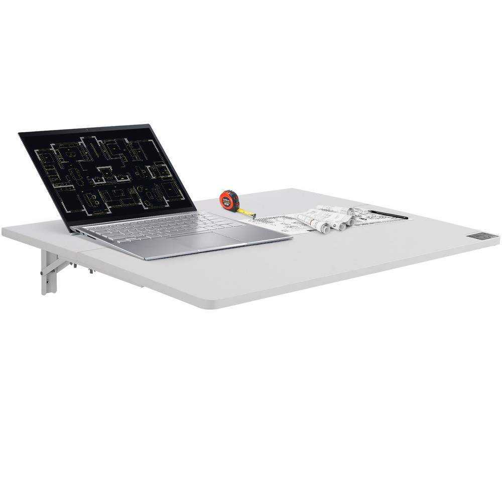 Wall Mounted Folding Table 31.5" x 19.69" Wall Mount Drop Leaf Table Float
