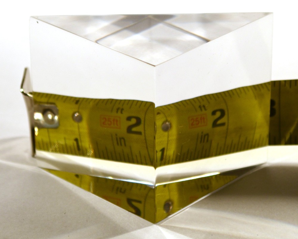 EISCO Right Angled Prism, 2.9 74mm Length, 2 50mm Hypotenuse - Triangular, 90...