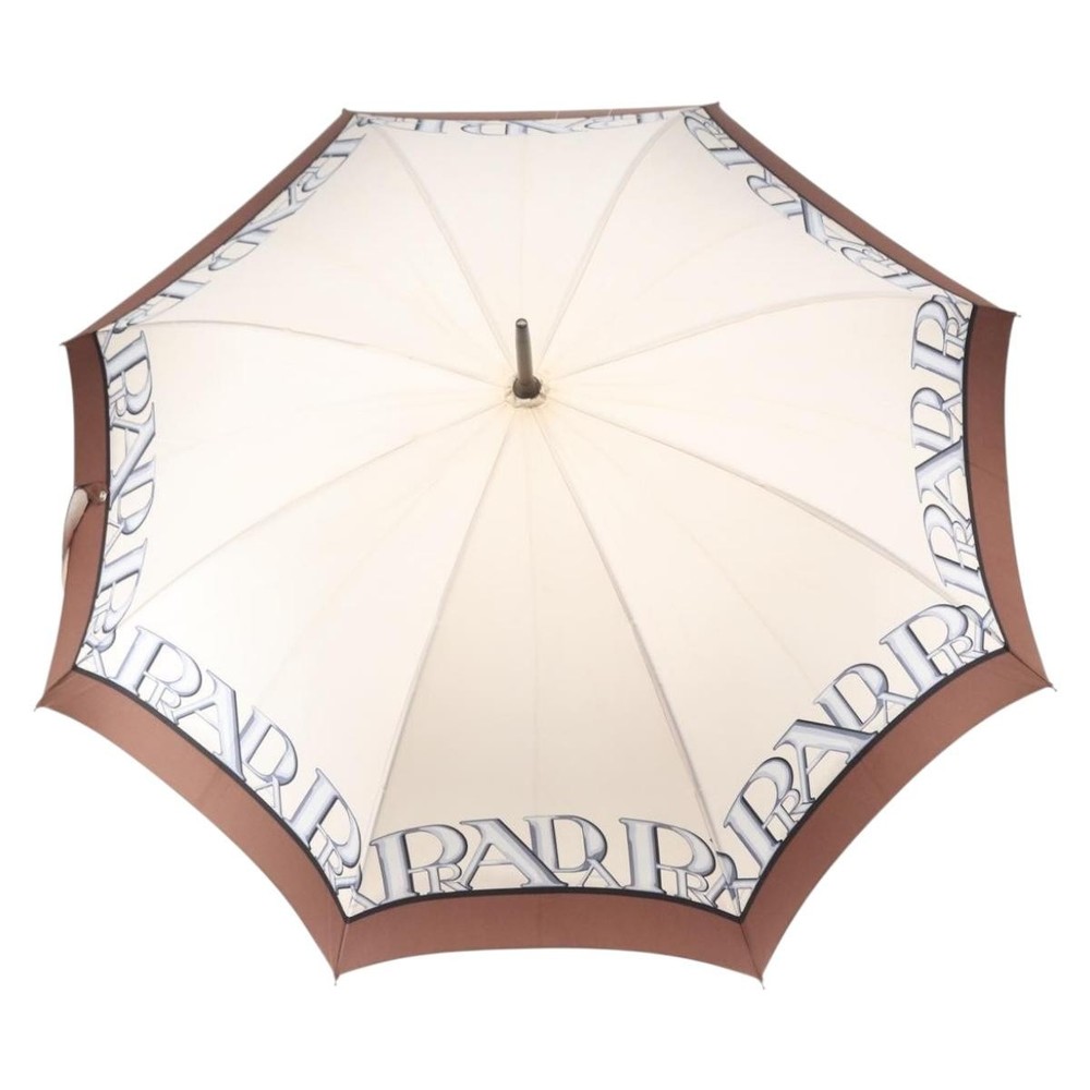 PRADA Umbrella Polyester Ivory Auth 151377