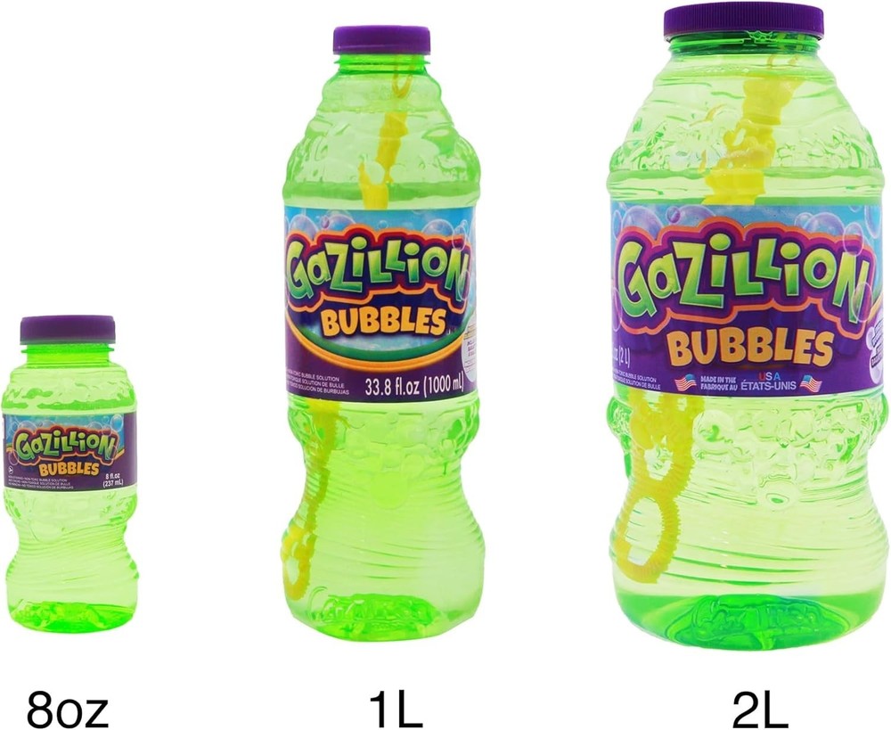 Ultimate Bubbles Fun - 1L Solution with Multi-Wand for Outdoor Play