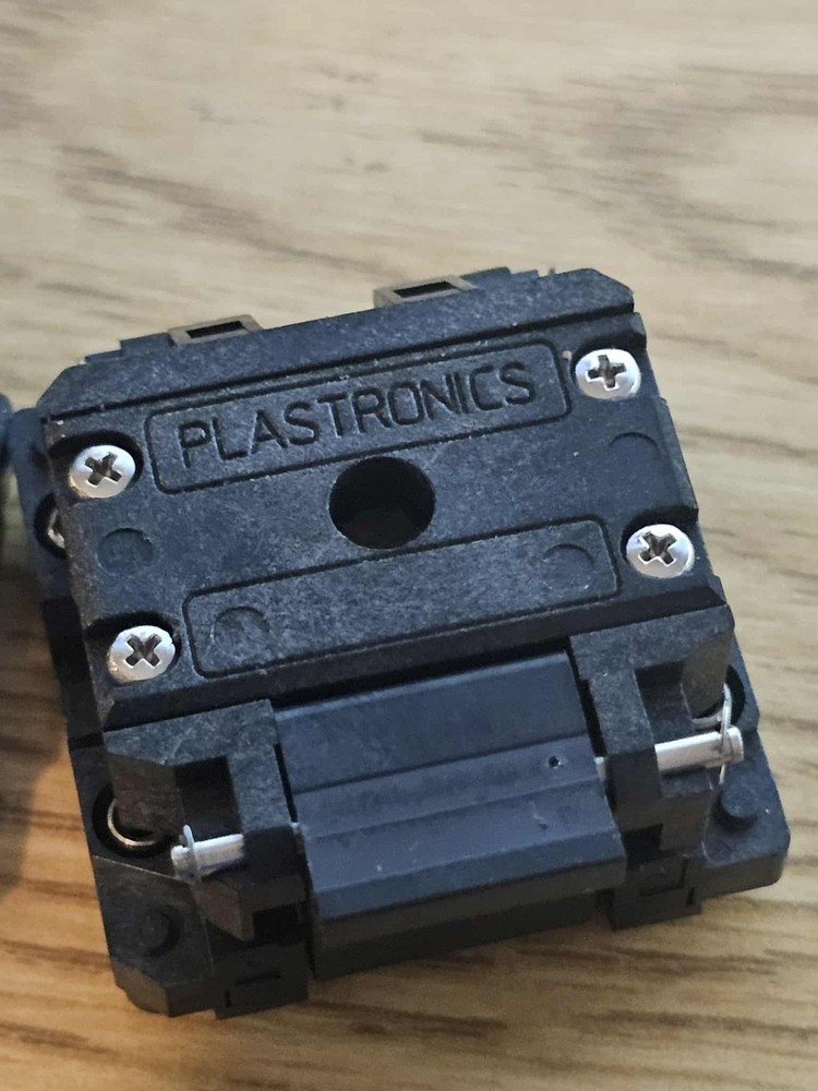 4 PLASTRONICS BGA IC Test Socket QFP CPU Burn-In Adapter Programmer 72BHMA80A01G