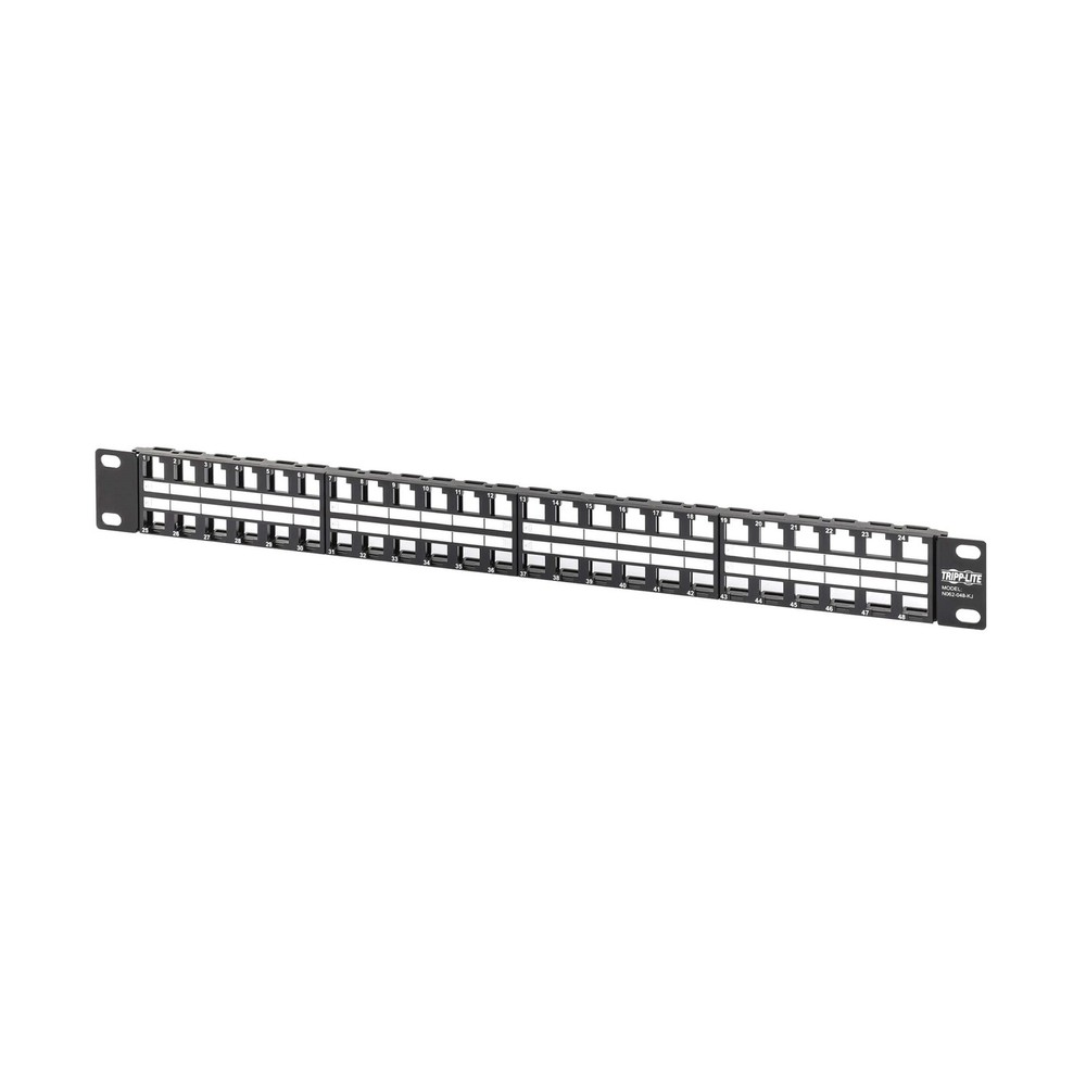 Tripp Lite 48-Port Rack-Mount Unshielded Blank Keystone/Multimedia Patch Panel