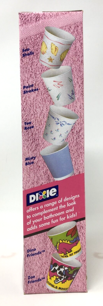 DIXIE CUPS 200 Count Sea Shells Design Bathroom Cups