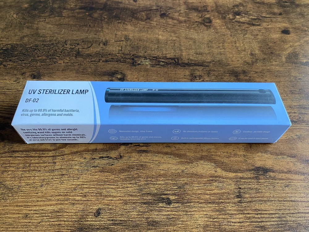 Sterilizer Lamp Handheld Cordless Black DF-02