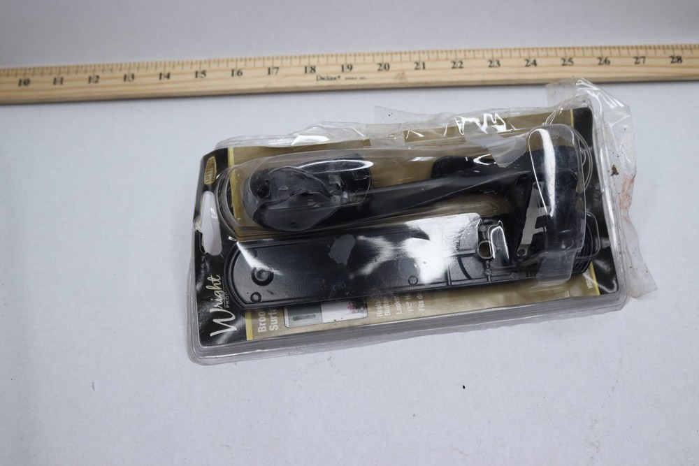 Wright Products Brookfield Black Surface Mount Latch