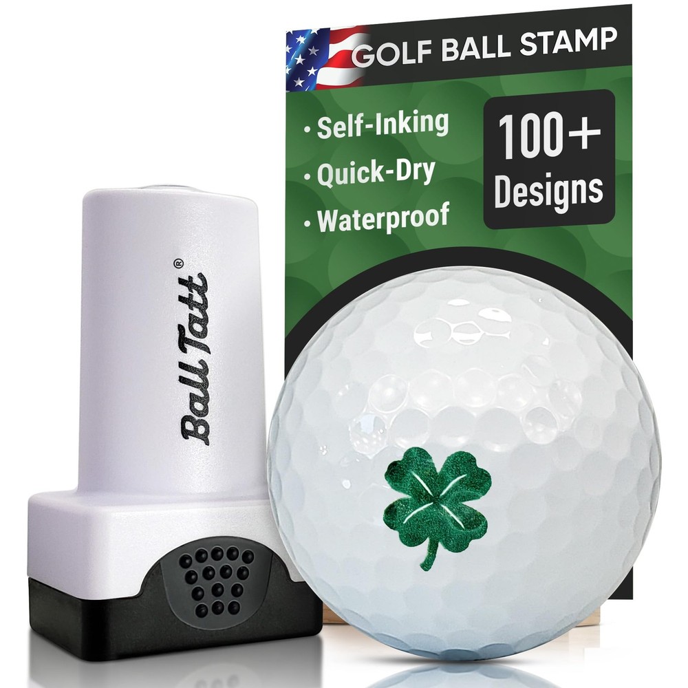 Ball Tatt - Four Leaf Clover Golf Stamp,