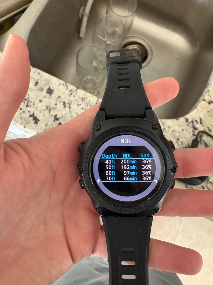 Shearwater 15001 Research Teric Wrist Dive Computer with Transmitter!