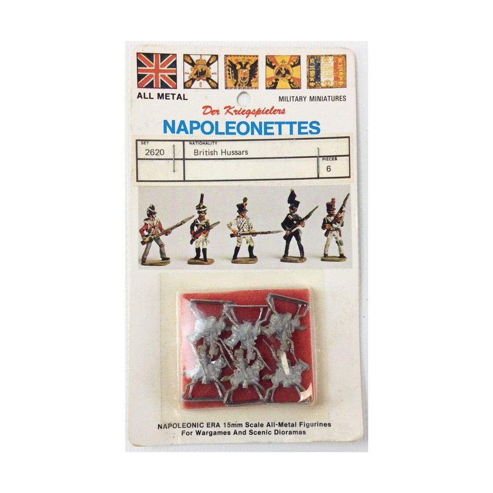 Custom Cast Historical Mini 15mm British Hussars Pack New