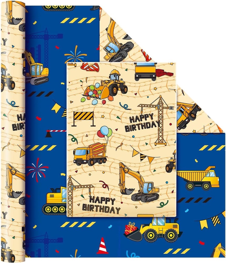 Construct Wrapping Paper Roll - 1 Roll 17” x Construct