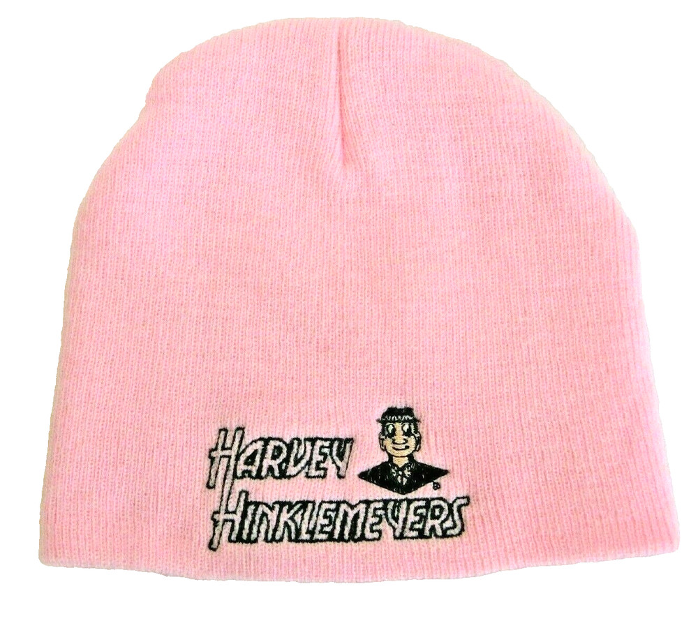 Harvey Hinklemeyers Pink Beanie Hat Cap