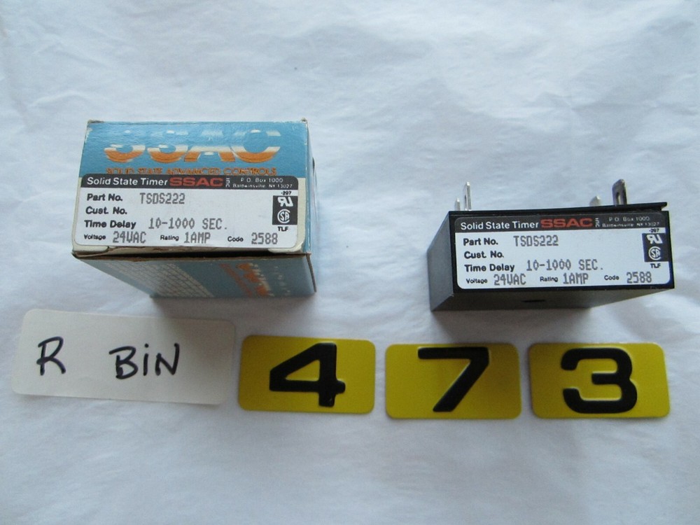 SSAC SOLID STATE TIMING RELAY TSDS222