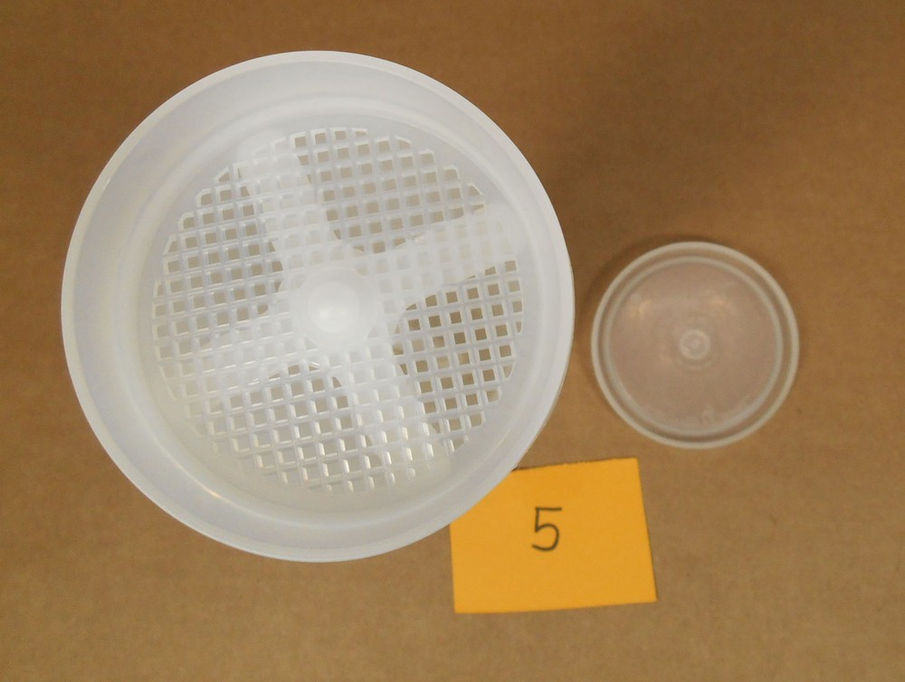 Tupperware Jifi Sift White Sifter Flour Powdered Sugar Complete P2